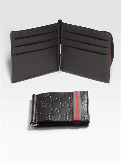 gucci wallet with clip|gucci wallet with money clip.